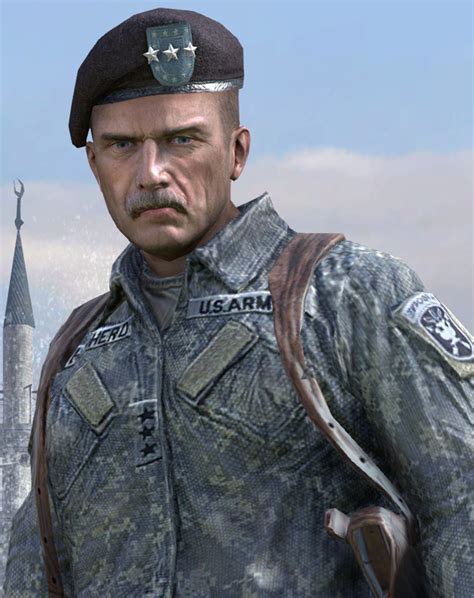 Lieutenant General Shepherd is the commander of the Army Rangers and Task Force 141. Other supporting characters returning from Call of Duty 4: Modern Warfare include Captain John Price, MacTavish's former …